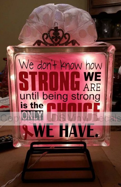 (image for) We don't know how STRONG WE ARE until being strong... - Click Image to Close