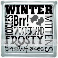 WINTER ICICLES Brr! WONDERLAND MITTENS FROSTY Snowflakes