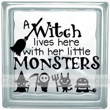 (image for) A Witch lives here with her little MONSTERS (with monsters)