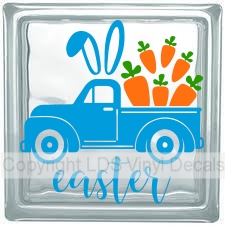 (image for) easter Vintage Truck with carrots