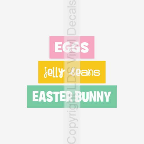(image for) EGGS - jelly beans - EASTER BUNNY