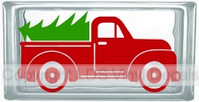Christmas Vintage Truck (Multi-Color) - Click Image to Close