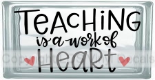 (image for) TEACHING is a work of HEART