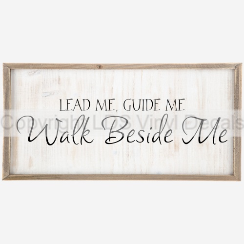 (image for) LEAD ME, GUIDE ME Walk Beside Me