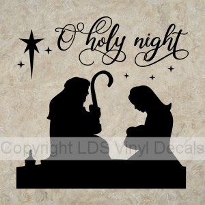 (image for) O Holy Night (with Nativity) - Click Image to Close