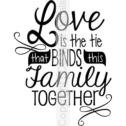 (image for) Love is the tie that BINDS this Family TOGETHER - Click Image to Close