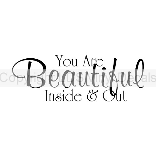 (image for) You Are Beautiful Inside & Out