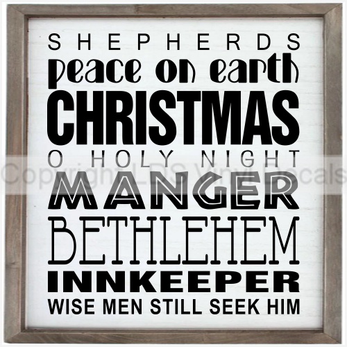 (image for) SHEPHERDS peace on earth CHRISTMAS O HOLY NIGHT MANGER..