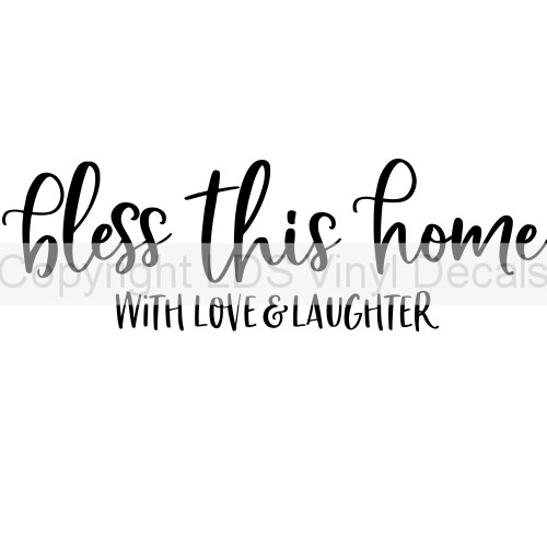 (image for) bless this home WITH LOVE & LAUGHTER