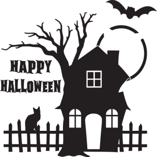 HAPPY HALLOWEEN (with haunted house)