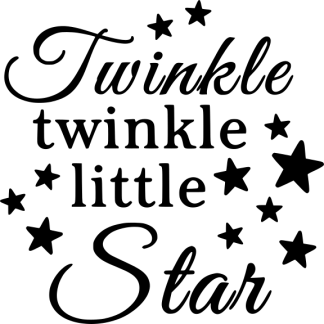Twinkle twinkle little Star (no border)