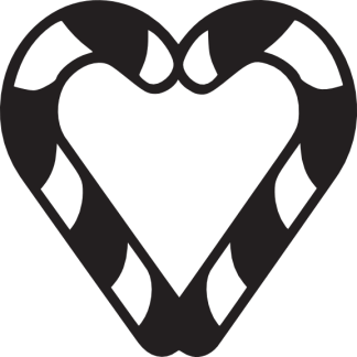 Candy Cane Heart