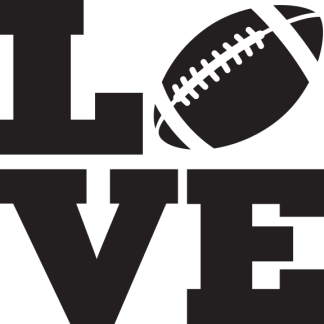 LOVE (with football)