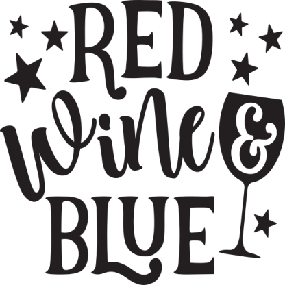 Red Wine & Blue