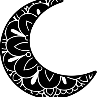 Decorative Crescent Moon