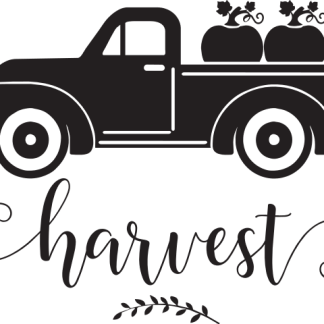 Harvest Vintage Truck +  Pumpkins
