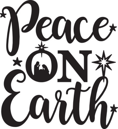 Peace ON Earth (with Nativity)
