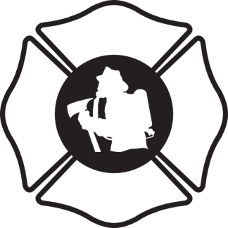 Maltese Cross (with Firefighter)