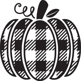Buffalo Plaid Pumpkin