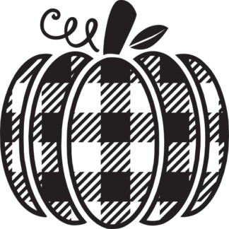 Buffalo Plaid Pumpkin