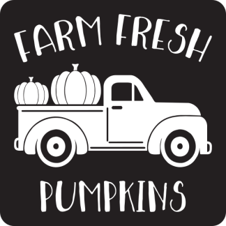 Farm Fresh Pumpkins Vintage Truck