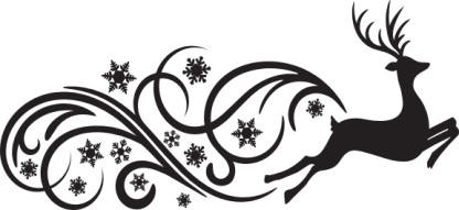 Reindeer (with snowflakes)