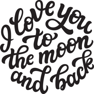 I love you to the moon and back