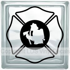 Maltese Cross (with Firefighter)