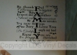 Be Thankful Vinyl Decal