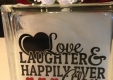 Love And Laughter Vinyl Decal